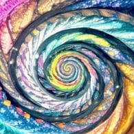 Una spirale colorata