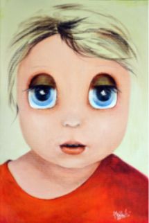 Aurora Mazzoldi - Jane acrylic on canvas -Seguire istinto e intuizioni?