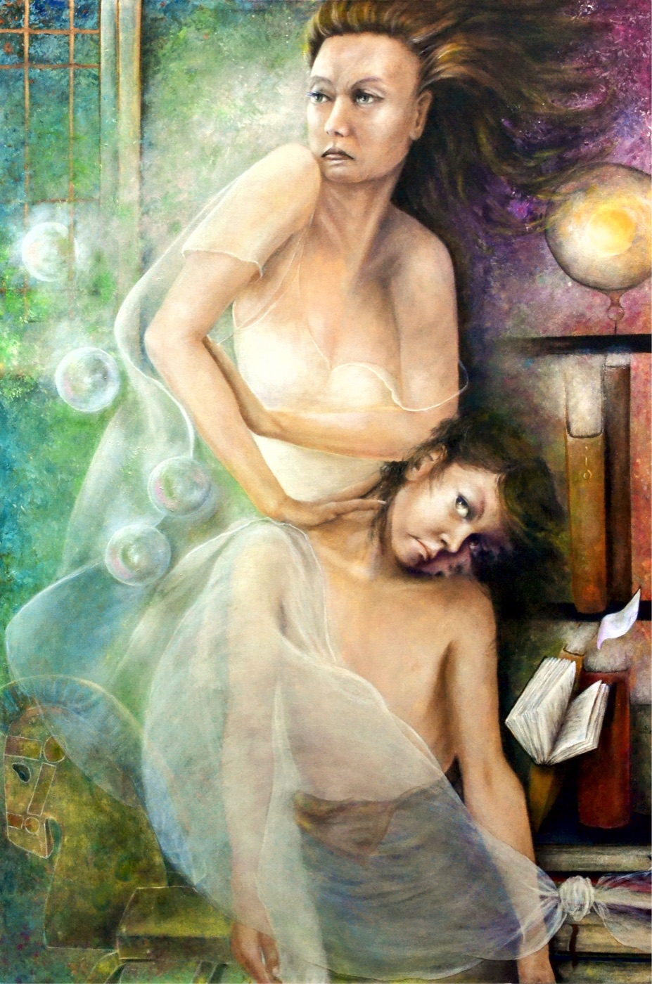 Aurora Mazzoldi - Mother 2 - Oppression - Introspectivity painting