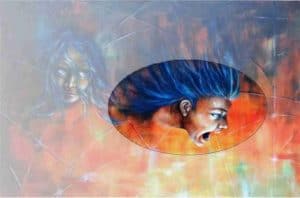 Inner observation — The Anger (detail from the triptych “Appetites”) by Aurora Mazzoldi